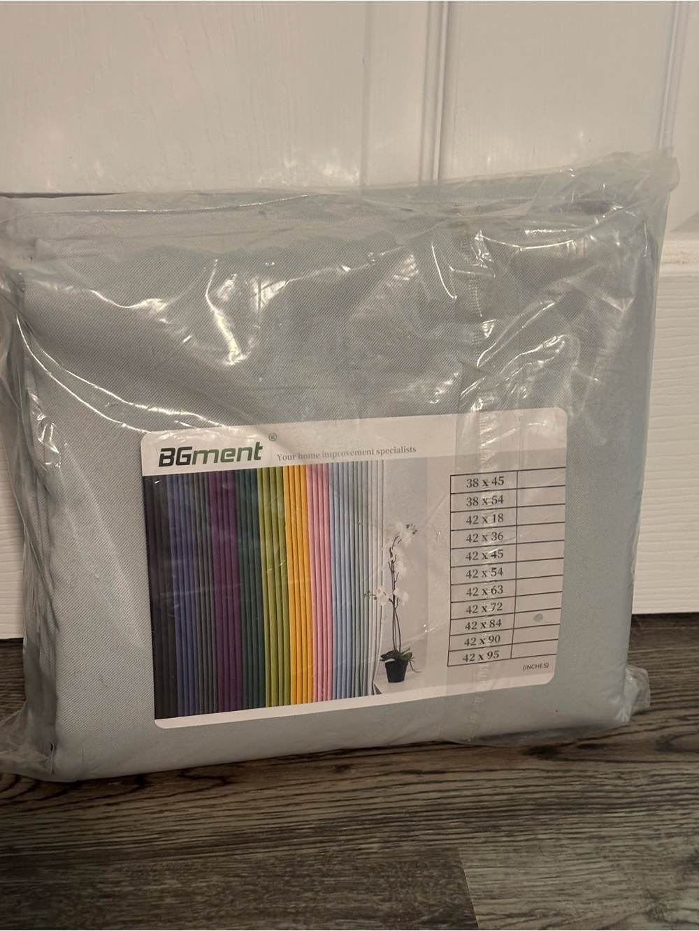 BGment Blackout Curtains - Greyish White - 2 Panels of 42 x 84 Inches
New
